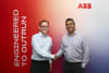 Colin Smith (L), IPEC CEO and Richard Mahomed (R), Local Division Manager, Electrification Service, ABB UK
