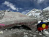 Kristal Kinsela at Everest Base Camp