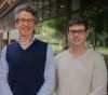 The research team was led by Professor Ned Ekins-Daukes (left) and Dr Michael Nielsen (right) from UNSW's School of Photovoltaic and Renewable Energy Engineering. Image from UNSW