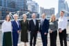 Consul General, Marie-Claire Hughes; H.E. Ambassador Fiona Flood; Lydia Rogers, EI; James Lawless, Minister for Further and Higher Education, Research, Innovation, and Science; Tiarnan McCaughan, EI; Sofia Hansson, Tourism Ireland; Marko Previsic IDA