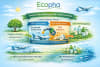 Ecopha's patented dual-production process converts Pongamia oil into Sustainable Aviation Fuel (SAF) and marine-safe PHA bioplastics, unlocking two global industries from a single renewable feedstock.