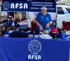 RFSA Director Glenda Howell at the Family Day at the HARS Aviation Museum on Saturday, 21 March.