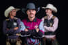 One of the toughest Protection Athletes in the game Jared Borghero (centre) will again lead Queensland as coach, he comes from a Beaudesert bull riding family with both of his brothers (left and right) in contention for a place on the team