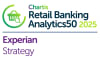 Experian has been recognized as one of the top vendors in retail banking analytics in Chartis Research's inaugural Retail Banking Analytics50 2025.