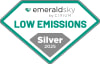 EmeraldSky Silver 2025: Awarded to airlines ranked 6-10 globally for emissions efficiency, based on CO2 per available seat kilometre (ASK).