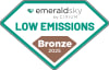 EmeraldSky Bronze 2025: Awarded to airlines ranked 11-15 globally for emissions efficiency, based on CO2 per available seat kilometre (ASK).