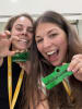 Palin Communications' Anastasiia Nazarenko (left) and Tina Kandelaki (right).