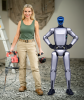 The Farmhouse - Cherie Barber and Tinnie the humanoid robot 