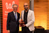Hon Hieu Van Le AC (L) with Welcoming Australia Medal recipient Nader Ibrahim (R)