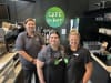 [L-R] STEPS Café on George team members Ian Jacobsen, Jess, and Sandy MacGregor.
