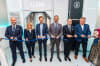 The moment Poland switched on IQM's second quantum computer. Minister of Science and Higher Education Dr. Marcin Kulasek, IQM CEO Jan Goetz and CCO Sylwia de Weydenthal, Rector of Poznan University of Technology Prof. Teofil Jesionowski, and industry leaders mark the occasion.