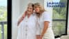 Australian actress Jacinta Stapleton and her mum Jackie Williams. Jackie is currently undergoing treatment for acute myeloid leukaemia. 