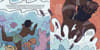 Beautiful illustrations from Geigi The Stubborn Boy by Elliott and Michael Passi 
