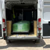 LibertyStream lithium carbonate product loaded for delivery following the Company's first order from a U.S. customer.