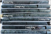 Strongly altered breccia zone in diamond hole GV-26-001 showing multiple consecutive high grade downhole silver assay results. This zone forms part of an intersection grading 6.2 metres at 718g/t Ag from 133m.
