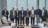 Image: Mr Parmod Kumar, Chief Vigilance Officer, DFCCIL, Mr Amol Pandey, Director - Trade & Investment, Austrade, Mr Praveen Kumar, Managing Director, DFCCIL, Mr Nathan Davis, Trade & Investment Commissioner, Austrade, Professor Ravi Ravitharan, Dire