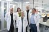 The research team (L-R): Professor Phil Hodgkin, Dr Vanessa Bryant, Dr Susanne Heinzel, Anthony Farchione, Professor Jason Tye-Din.
