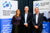 From left to right:
Manufacturing Alliance CEO, Sharon Robertson
Federal Minister for Skills and Training, Hon Andrew Giles
Manufacturing Alliance Board Chair, Mike Nicolaides 