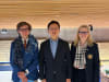 From left to right: Jean-Jacques Barbéris, Deputy CEO of CACEIS, Kelvin Li, General Manager of Platform Tech and Senior Vice President at Ant International and Fannie Wurtz, Deputy General Manager, Head of Client Group and Chair of Asia at Amundi