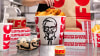 KFC's updated visual identity extends across packaging - turning bags, cups, boxes and its iconic bucket into bold branded touchpoints.
