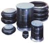 Rubber-and-fabric air springs for pneumatic solar tracking are simple, tough and proven in applications as rugged as stamping presses and suspensions of 100-ton trucks. They operate on standard industrial compressed air.