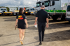 Janelle Parsons from Rise & Thrive and Terry Broadway from FUSO at Daimler Trucks Sunshine Coast