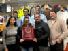 The team at Minuteman Press in Tottenham accepts their President's Club Award. Front row, L-R: Neha, Durga, Jag, and Darcy. Back row, L-R: Adrian, Dylan, and Ryan.
