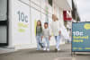 Family recycling at ACT CDS cash-back depot