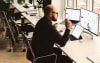 A fleet safety manager monitors driver risk in real time using SafeGuard, Powerfleet's AI-powered risk intelligence solution now available to Australian fleets.