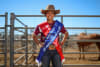 Kalkadoon and Pitta Pitta cowgirl Lareece Daley-Kennedy who won at Mount Isa MInes Rodeo last year and heads to compete in the USA straight after the Naidoc Rodeo 