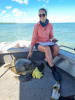 Natalie Robson's PhD project has led to the collection of important information about green turtles in the Northern Territory.