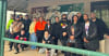 Yorta Yorta artist Dylan J Charles (Djunda) (Centre) proudly unveiled his special Flip The Vape mural at Rumbalara Aboriginal Co-Operative during National Flip The Vape Week.
