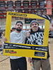 A. Ware and Jusst, a hip-hop and rap duo hailing from Adelaide, South Australia at a Flip The Vape Week event.