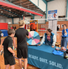 Students participating in a 'spin the wheel' event during Flip The Vape Week, organised by Ready. Quit. Solid. in Coffs Harbour, NSW.