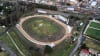 Aerial view of the upgrade being undertaken at Lithgow.
