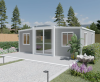 Artist impression of the 20ft Portable Expander home donated to the Bowley family by Homes and Granny Flats.
