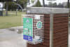 A Return and Earn bin basket in Batemans Bay.
