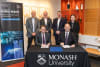 (L-R) Associate Professor Pete Lambert, Professor Chris Porter, Mr Nick Henderson, Dr George Vuckovic, Professor Anthony Lawler, Dr Felicity Jameson. Credit:  Kelli Morris.