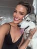 Image: Erin Holland and her husky, Skylar