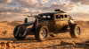 The "Cranky Black" hot rod inspired by Furiosa: A Mad Max Saga (2024), recreated by Mad Max Factory with aggressive off-road styling and raw mechanical detailing drawn from the rugged vehicle culture of the film.