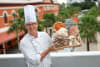 BCEC Executive Chef Matthew Arnold with Urban Valley Mushrooms, grown just one suburb away:  every menu is an opportunity to tell Queensland's story