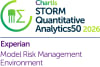 Chartis Research recognized Experian as the category winner for Model Risk Management Environment in the Quantitative Analytics50 2026 report.