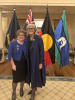 Coral Ross with Her Excellency the Honourable Sam Mostyn AC