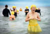 Participants in 2025 Daffodil Day Dip