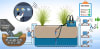 The new smart system analyses weather forecasts, as well as biochemical processes occurring within the system itself, to control when and how stormwater is processed. Image from UNSW/Jiadong Zhang