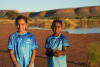  ILD 2026 Film hosts, Niningka (left) and Chris (right) in Nyirripi, Northern Territory 

