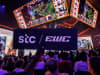 Fans hold up the stc/EWC banner during the Esports World Cup 2026 grand final at the Accor Arena in Paris (Photo: AETOSWire)