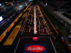 La Tavolata by Barilla on the starting grid of the Monza circuit.