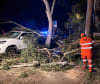 NSW SES The Hills volunteer responds to storm damage last weekend