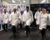 The team from the Fiona Elsey Cancer Research Institute take on the Nutbush
